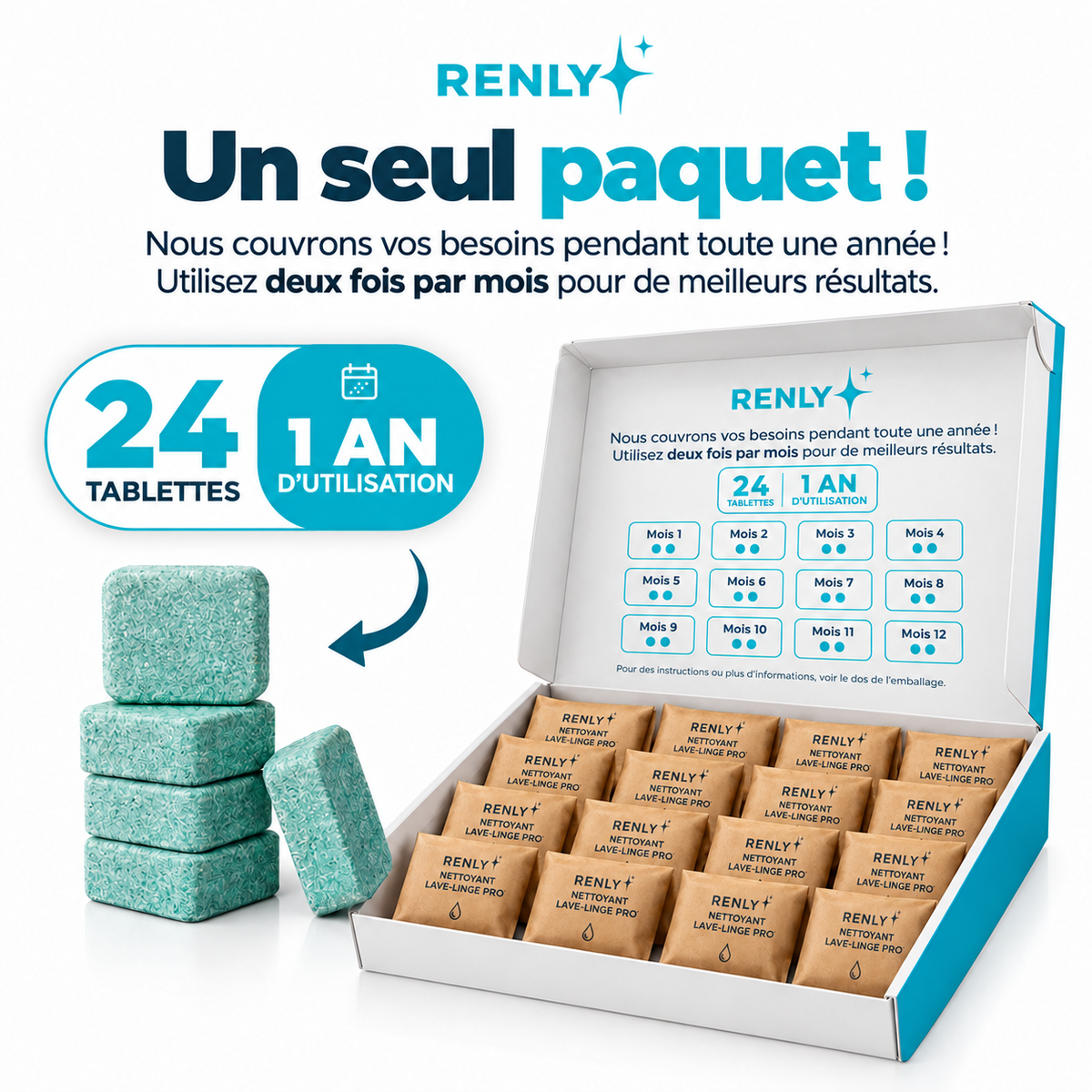 Renly Pro, boîte de 24 comprimés