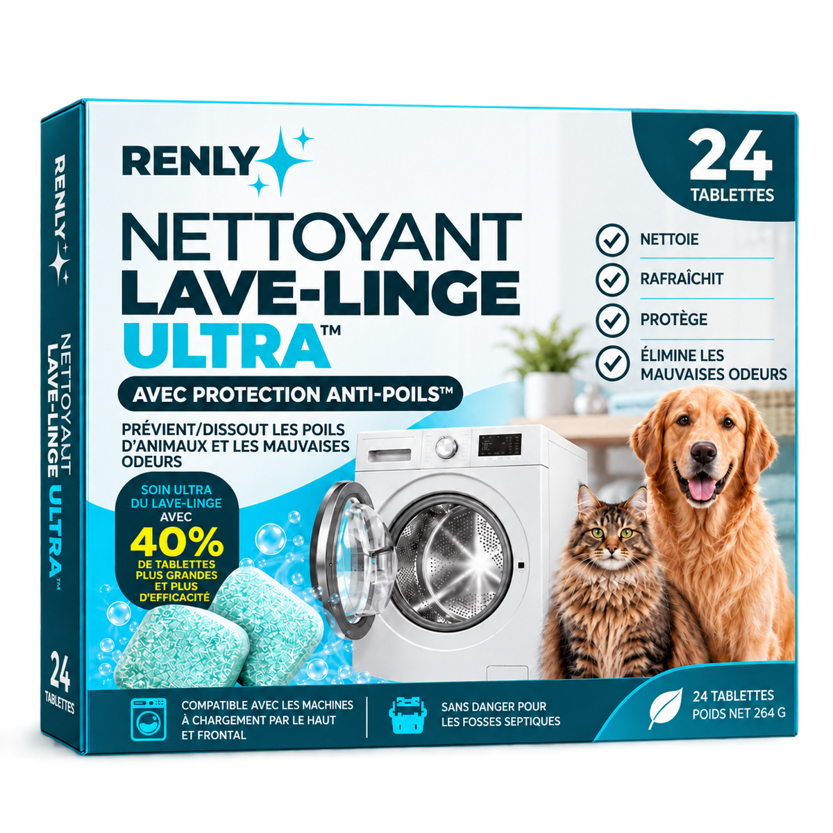 Renly Ultra, boîte de 24 comprimés